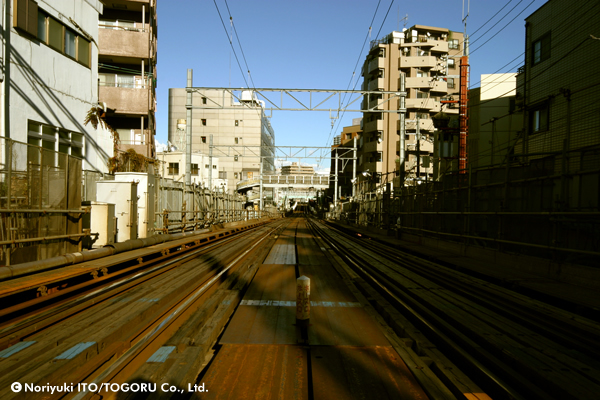 工事中の駅