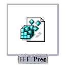 FFFTPの設定があるアイコン
